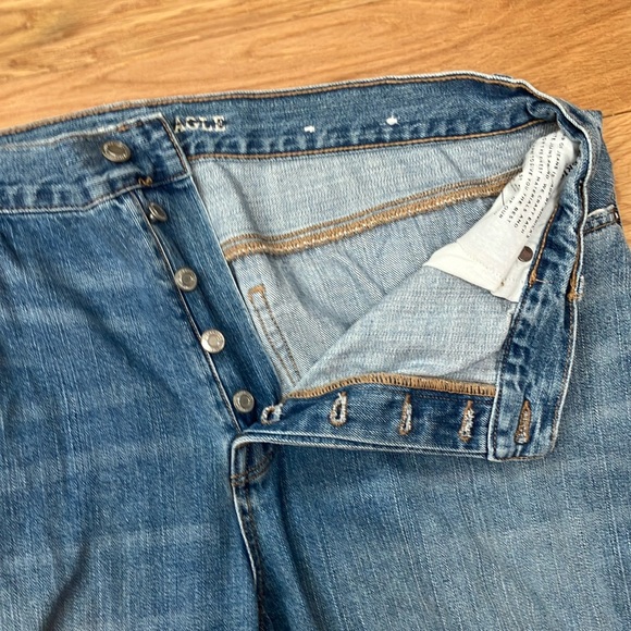 American Eagle Outfitters Relaxed distressed  Blue Jeans 20 Long - Picture 5 of 7